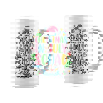 Christmas In July Squad Summer Vibes Beach Party Coffee Mug - Monsterry