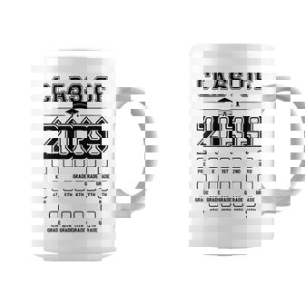 Class Of 2039 Grow With Me Pre-K To 12Th Grade Checklist Coffee Mug - Thegiftio