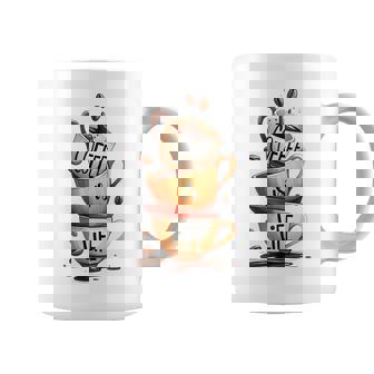 Coffee Is Life 愉快なコーヒー好きのギフト コーヒーマグ - Kawaiitshirt