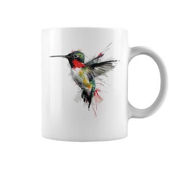 Colibrí Animal Zoo Colorido Colibrí Taza de café - Regaloses