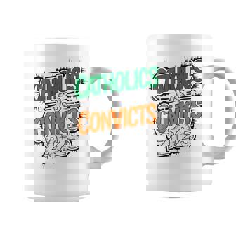 College Football Catholics Vs Convicts 80S Rivalry Game Coffee Mug - Thegiftio