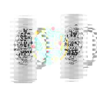 Color Our World Summer Reading 2025 Boho Wildflower Book Coffee Mug - Monsterry