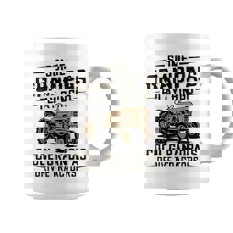 Cool Grandpas Drive Tractors Farming Farmer Father's Day Men Coffee Mug - Thegiftio