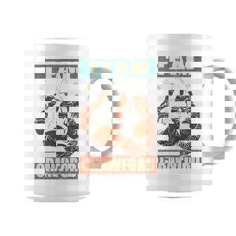 Crawford Last Name Retro Family Crawford Boxing Coffee Mug | Mazezy