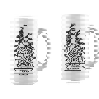 Cuervos Celtas Antiguos Huginn & Muninniking Taza de café - Regaloses