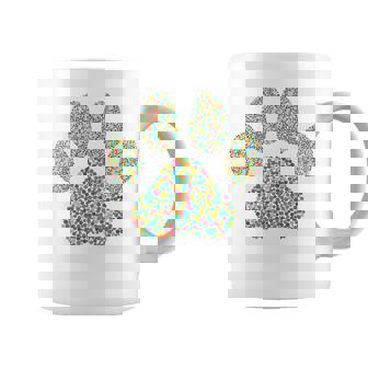 Cute Colorful Polka Dot Dog Paw Lover Happy Dot Day Coffee Mug | Mazezy