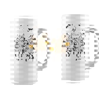 Cute Ghost Horses Halloween Trick Or Treat Coffee Mug | Mazezy