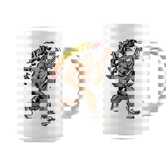 D-Pole Longtick Bigfoot Lacrosse Player Laxsquatch コーヒーマグ - Kawaiitshirt