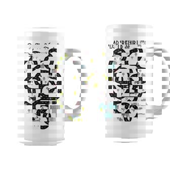 Dad’S Tired Back Road Map Toy Track On Back Coffee Mug - Monsterry