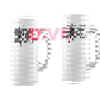 De Buceo Conímbolo De Bandera Y Buzo Taza de café - Regaloses