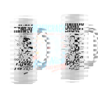 Democracy Is Dying But Hey Nice Fireworks 4Th Of July Women Coffee Mug | Mazezy