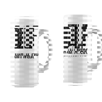 Dilf Damn I Love Food Sarcastic Handsome Fathers Day Coffee Mug - Monsterry