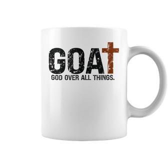 Diosobre Todas Las Cosas Está Buscando A Jesús El Mejor In Mangas Taza de café - Regaloses