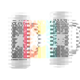 Distressed Axolotl Graphic Retro Mother's Day Grandma Coffee Mug - Monsterry