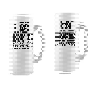 Divertido Regalo De Entrenamiento I Love Burpeesarcástico Gym Cita Taza de café - Regaloses