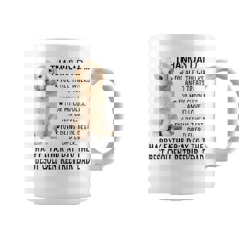 Dog Dad Happy Father's Day To The Best Golden Retriever Dad Coffee Mug - Monsterry