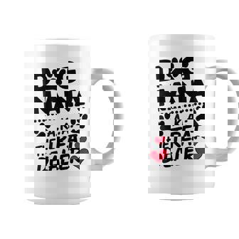 Dog Nana The Treat Dealer Pet Lover Grandma Coffee Mug - Monsterry