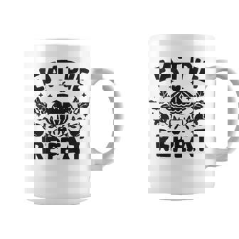 Eat Pie Repeat 面白い感謝祭のユーモア コーヒーマグ - Kawaiitshirt