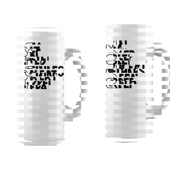 Eatleep Fix Heartsリピート心臓専門医心臓病学 コーヒーマグ - Kawaiitshirt