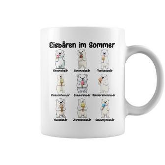 Eisbären Imommerchlecken Und Genießen Leckere Eiscreme Tassen - Geschenkecke
