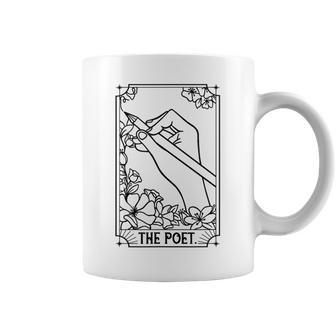 El Poeta Tarot Card Poesía Literatura Autor Escritor Poema Taza de café - Regaloses