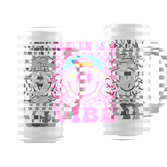 Eleven Is A Vibe Birthday 11 Year Old Girls 11Th Birthday Coffee Mug - Monsterry