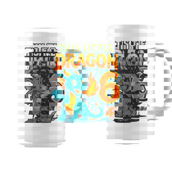 Enfant Anniversaire De 6 Ans Garçon Dragon 6Ème Anniversaire Fille Tasse - Cadeauxyz