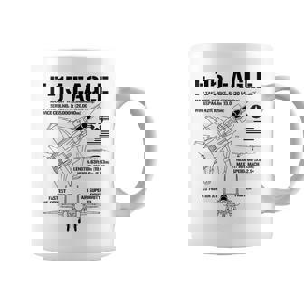 F-15 イーグル戦闘機 ジェット仕様 軍用飛行機 F15 イーグル コーヒーマグ - Kawaiitshirt