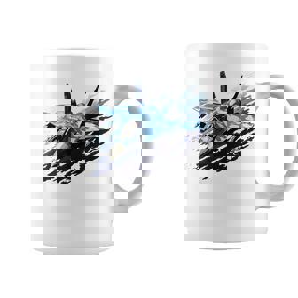 F-15 ストライク イーグル ミリタリー 戦闘機 ジェット キッズ 幼児 男の子 男性 コーヒーマグ - Kawaiitshirt