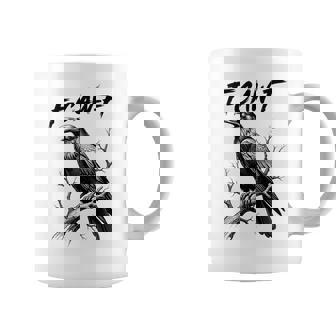 F-Caw-F Crow Black Crow Lover Dark Humor Black Bird Coffee Mug | Mazezy