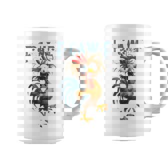 F-Caw-F Chicken Humor F-Caw-F Quote Rooster Meme Coffee Mug | Mazezy