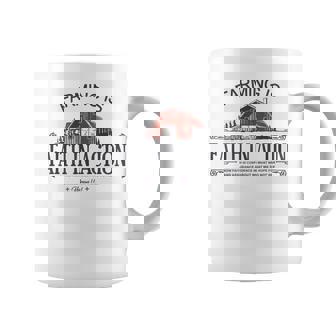 Farming Is Faith In Action Vintage Farmer Christian Coffee Mug - Thegiftio UK