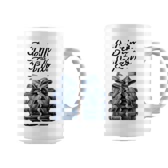 Fashion Style Outfit Glam Denim Pearls Jeans Blue Chic Trend Coffee Mug - Thegiftio