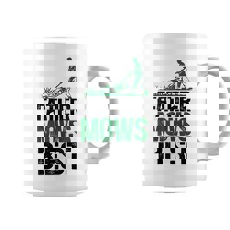 Father Mows Best Lawn Mower Father's Day For Dad Coffee Mug - Thegiftio