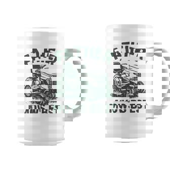Father Mows Best Retro Coffee Mug | Mazezy