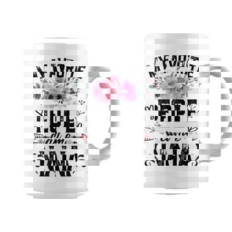 My Favorite People Call Me Nana Flower Mother's Day Coffee Mug - Monsterry