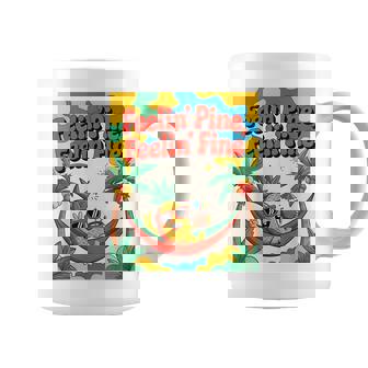 Feelin' Pine Feelin' Fine パイナップル トロピカル ビーチ 楽しい コーヒーマグ - Kawaiitshirt