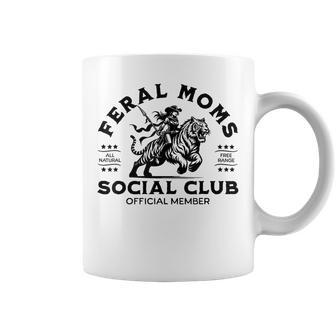 Feral Moms Social Club Mother's Day For Mom Coffee Mug - Thegiftio
