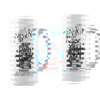 Feral And Pregnant 4Th Of July Pregnancy Announcement Coffee Mug | Mazezy