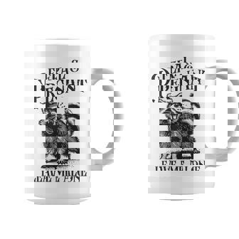 Feral And Pregnant Leave Me Alone Pregnancy Humor Coffee Mug - Thegiftio UK