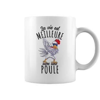 Fermier Laie Est Meilleure Avec Une Poule Tasse - Cadeauxyz