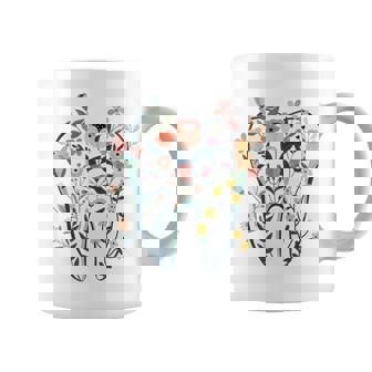 Floral Tooth Boho Flower Dental Student Dental Assistant Coffee Mug - Monsterry