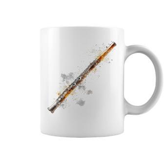 Flûte Transversale Instrument De Musique Illustration Flûte Transversale Tasse - Cadeauxyz