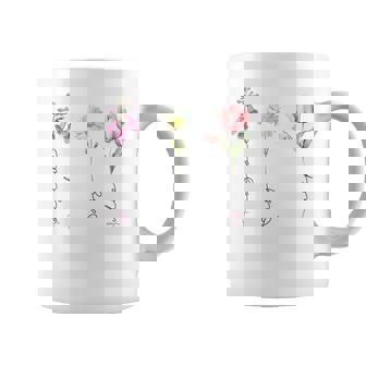 Foxglove Daisy Tulip Floral Political Coffee Mug - Monsterry