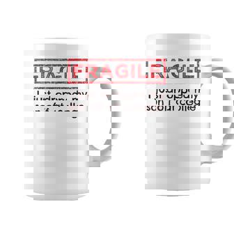 Fragile I Just Dropped My Son Off At College Parents Coffee Mug | Mazezy