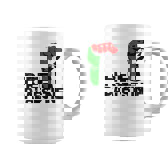 Free Palestine パレスチナの旗無料パレスチナ コーヒーマグ - Kawaiitshirt