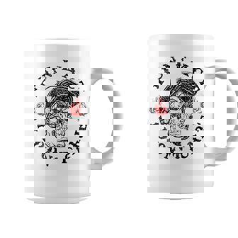 Fun Fact I Don't Care Skeleton Sarcastic 2 Sided Coffee Mug - Monsterry