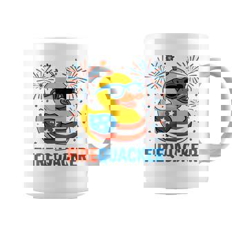 4Th Of July Duck Firequacker Patriotic Fourth Of July Coffee Mug - Thegiftio UK