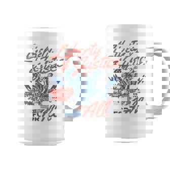 4Th July Land Of The Free Liberty And Justice For All Coffee Mug | Mazezy