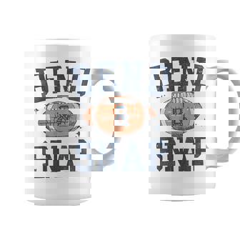 Game Day Touchdown Season Cute Bend And Snap Football Coffee Mug | Mazezy